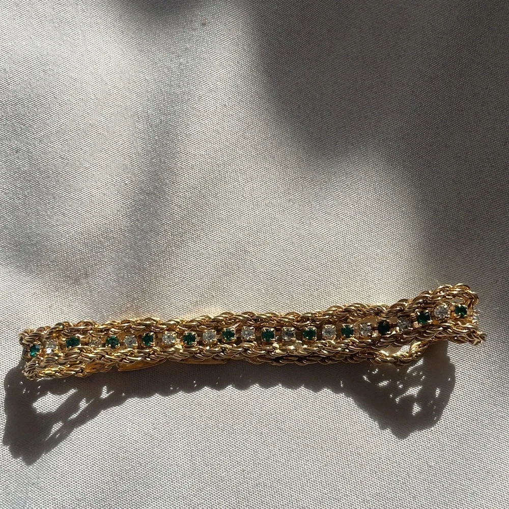 Gold tennis bracelet - Picture 2 of 5